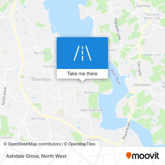 Ashdale Grove map
