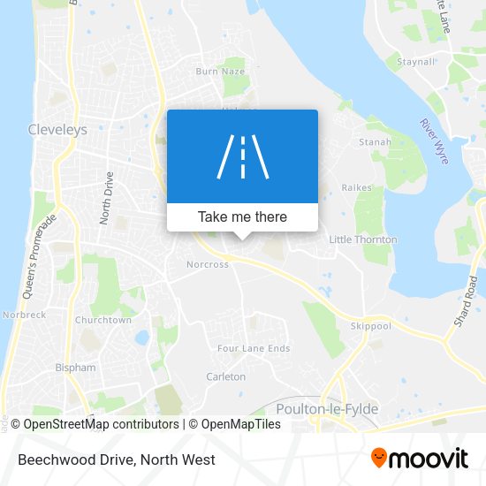 Beechwood Drive map