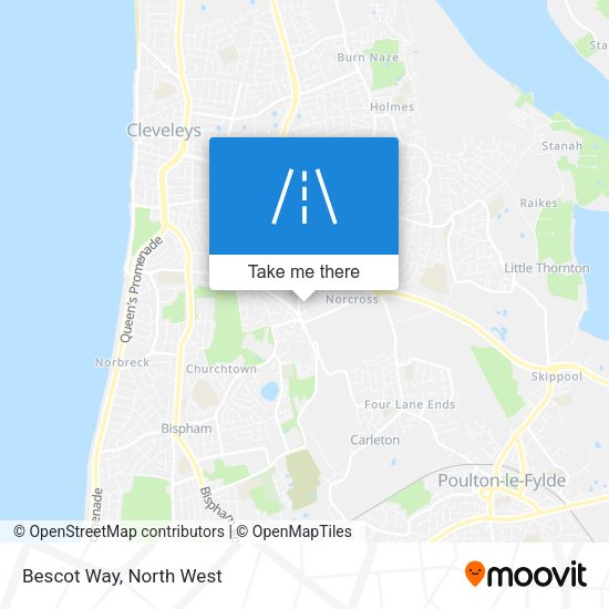 Bescot Way map