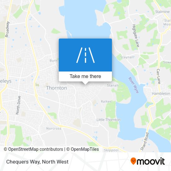 Chequers Way map