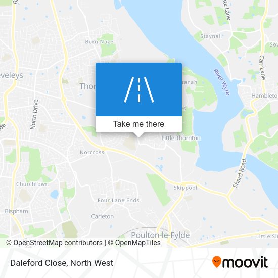 Daleford Close map