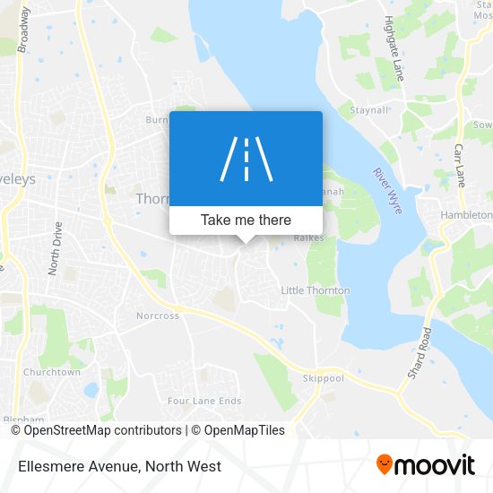 Ellesmere Avenue map