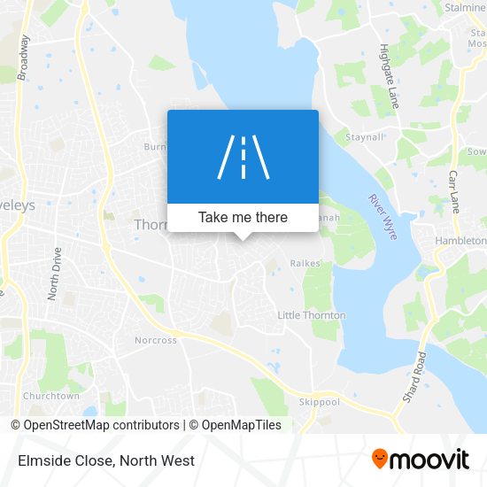 Elmside Close map