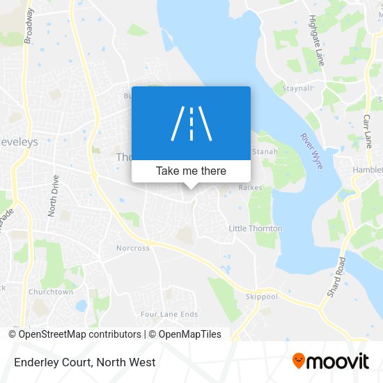 Enderley Court map