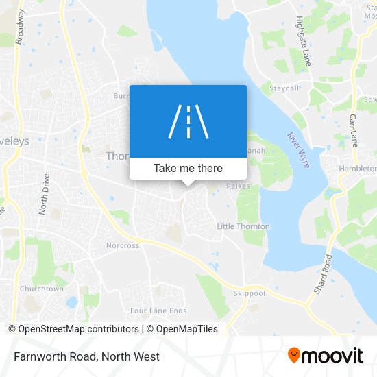 Farnworth Road map