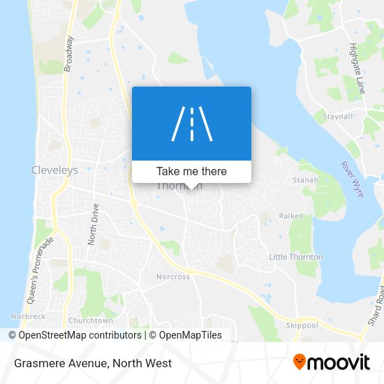 Grasmere Avenue map