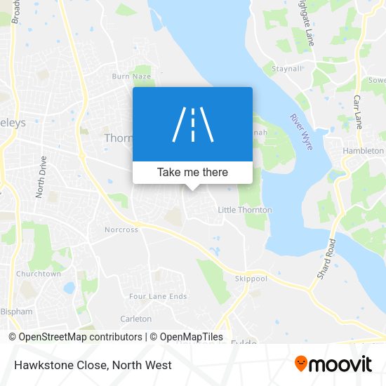 Hawkstone Close map