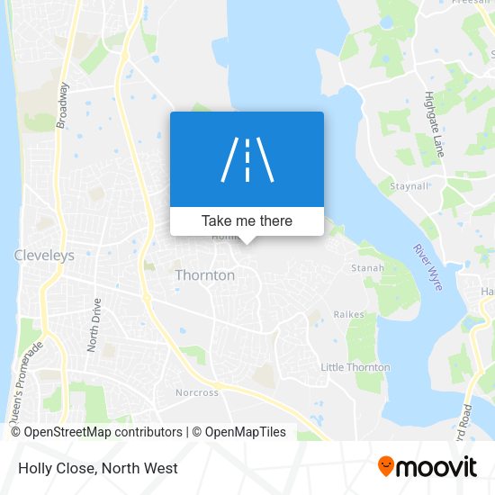 Holly Close map
