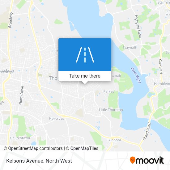 Kelsons Avenue map