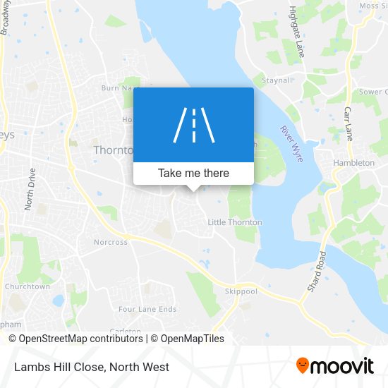 Lambs Hill Close map