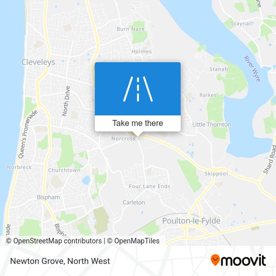Newton Grove map