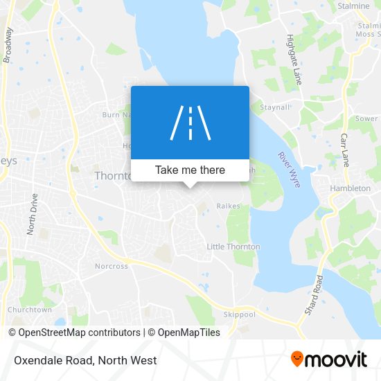 Oxendale Road map