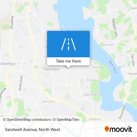 Sandwell Avenue map