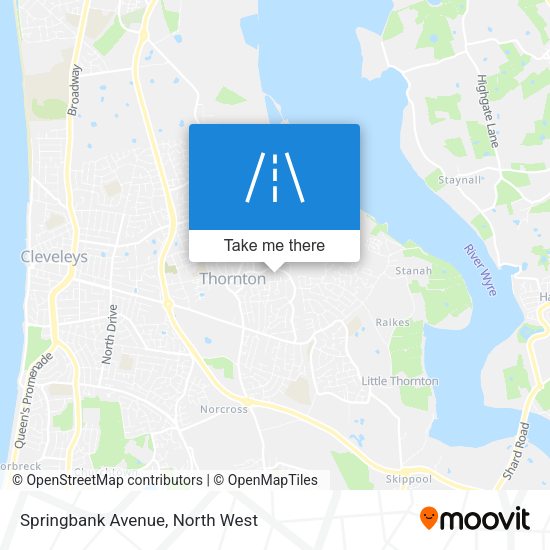 Springbank Avenue map