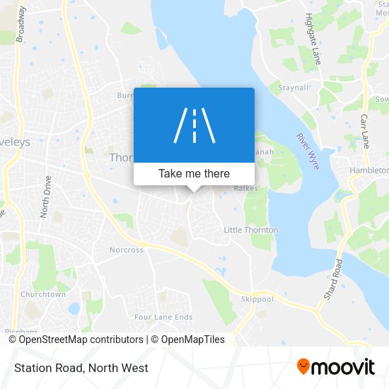 Station Road map