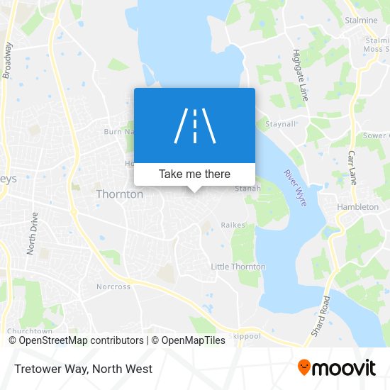Tretower Way map
