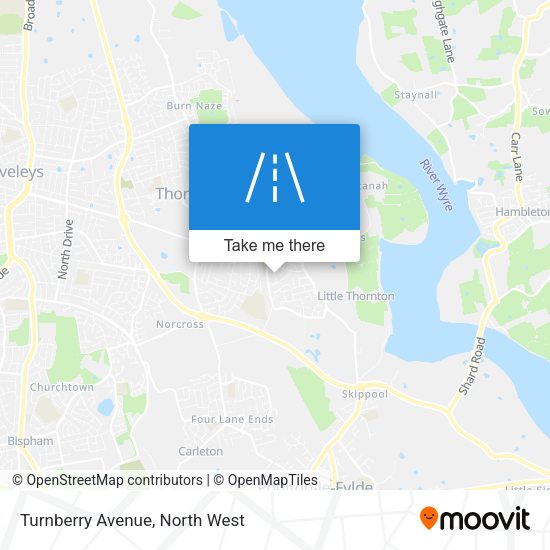 Turnberry Avenue map