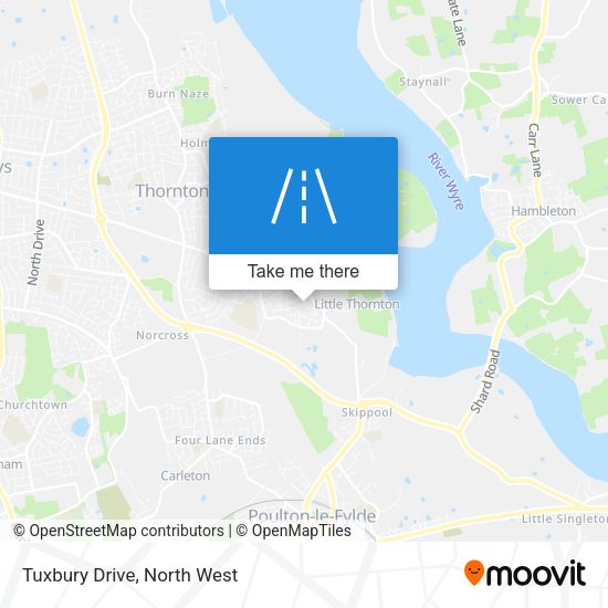 Tuxbury Drive map