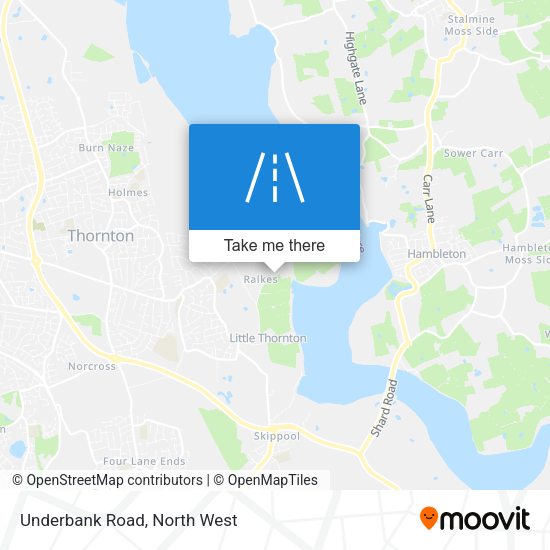 Underbank Road map