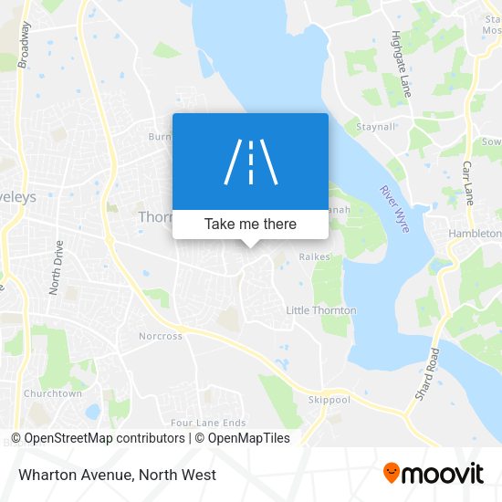 Wharton Avenue map