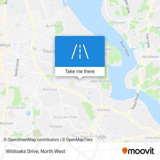 Wildoaks Drive map