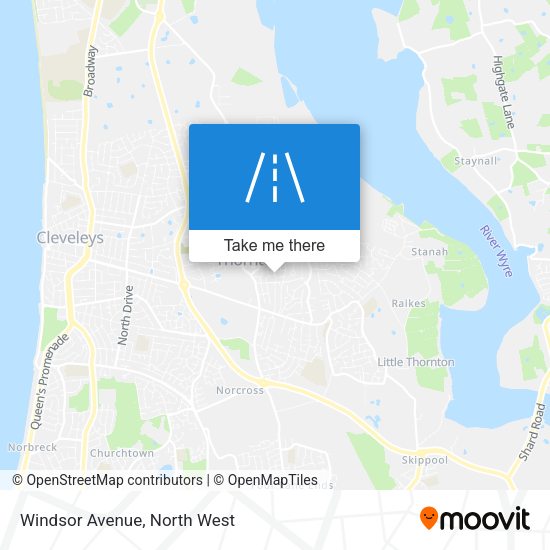 Windsor Avenue map