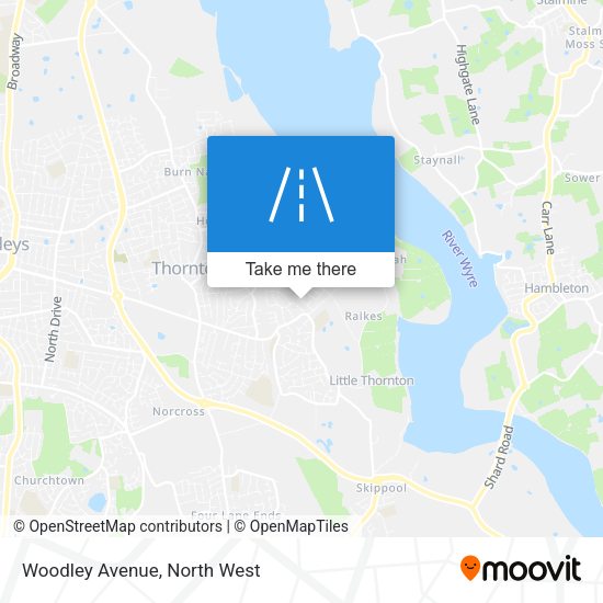 Woodley Avenue map