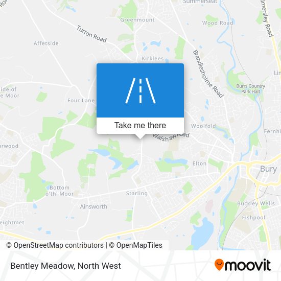 Bentley Meadow map