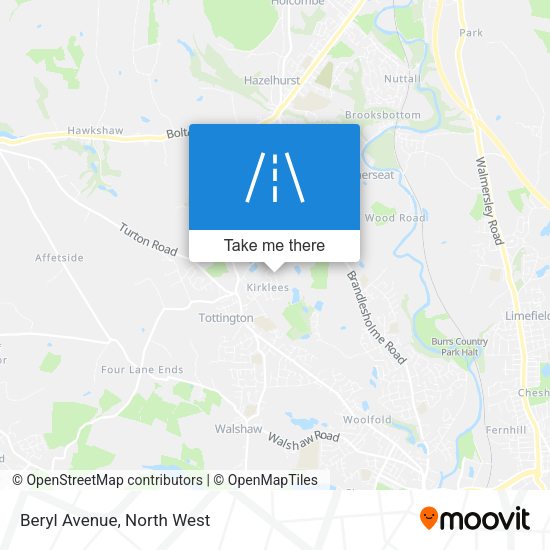 Beryl Avenue map