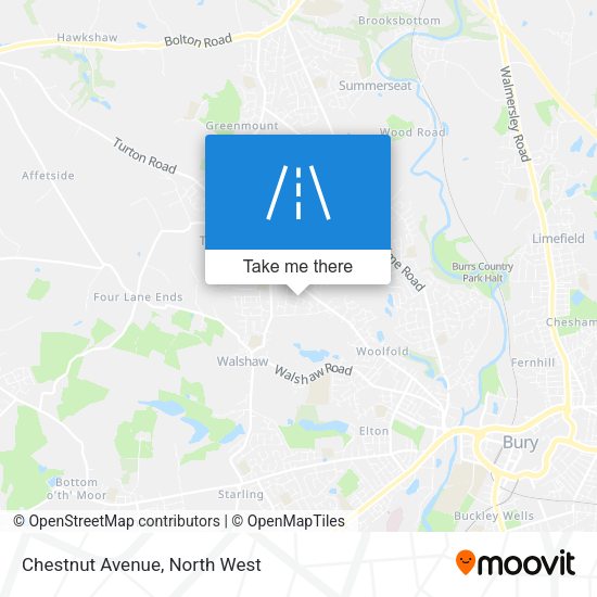 Chestnut Avenue map
