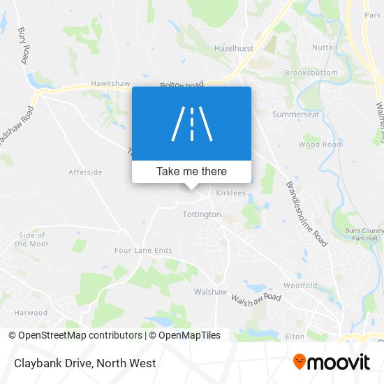 Claybank Drive map