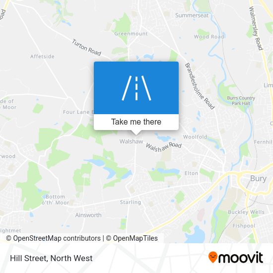 Hill Street map