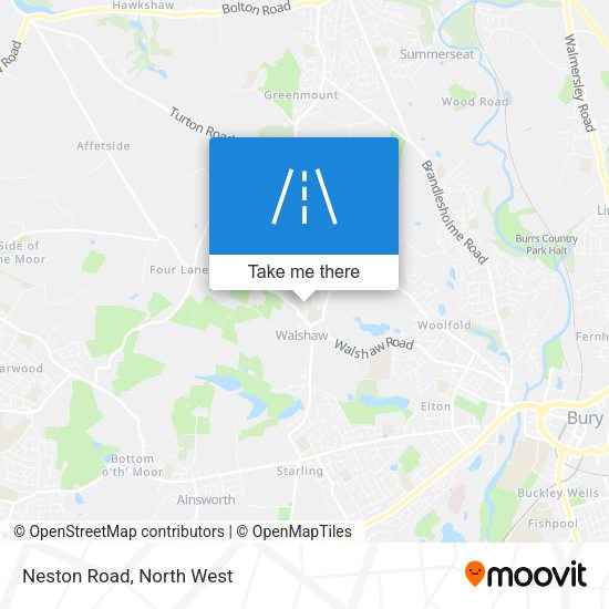 Neston Road map