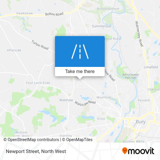 Newport Street map