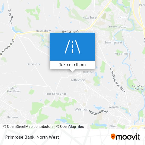 Primrose Bank map