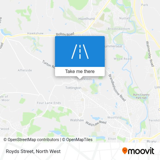 Royds Street map