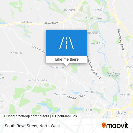 South Royd Street map