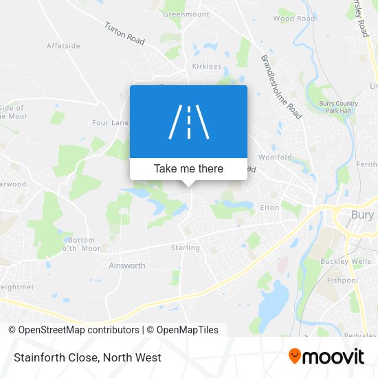Stainforth Close map