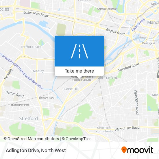 Adlington Drive map