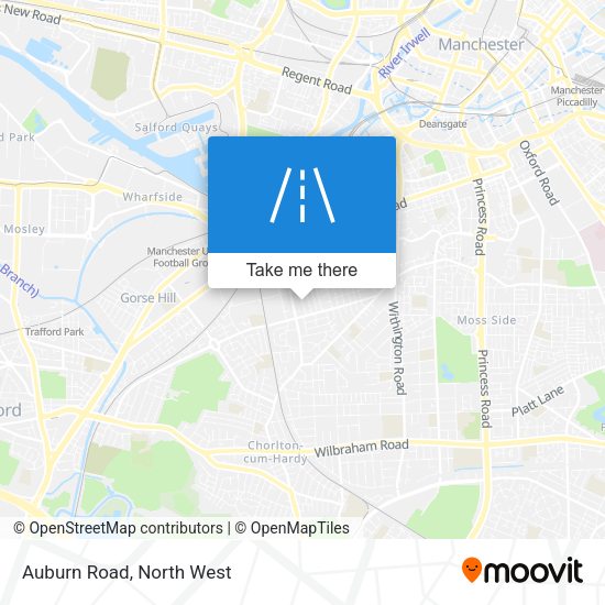 Auburn Road map