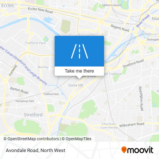 Avondale Road map