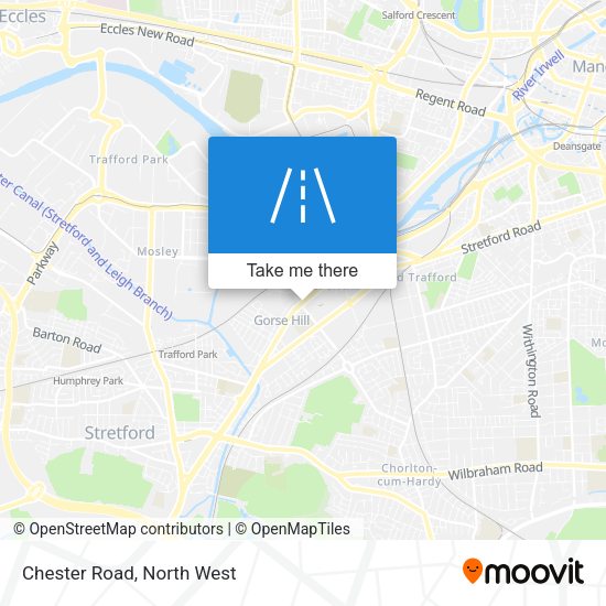Chester Road map