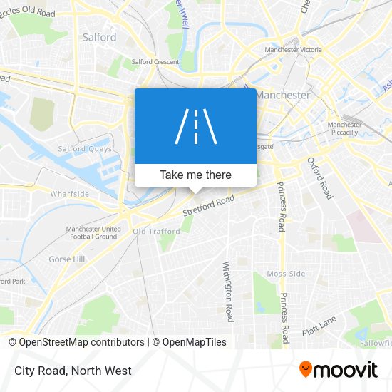 City Road map