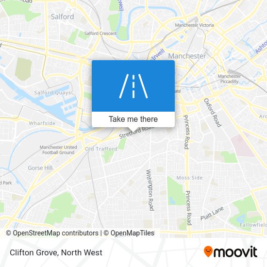 Clifton Grove map