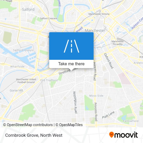 Cornbrook Grove map