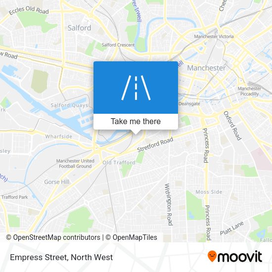 Empress Street map