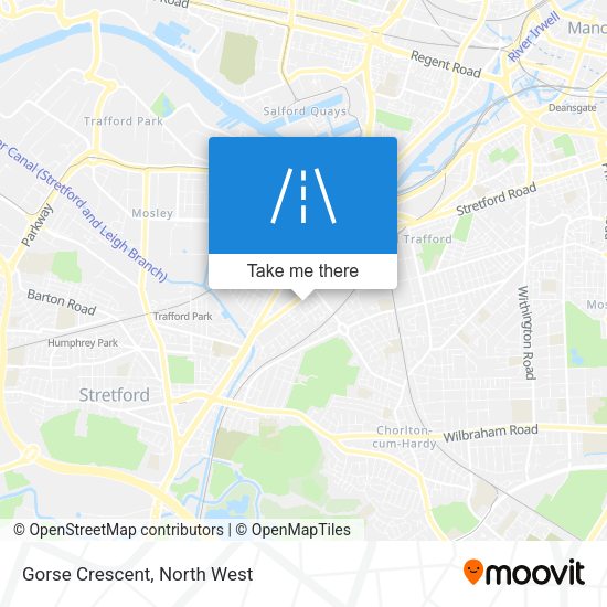 Gorse Crescent map