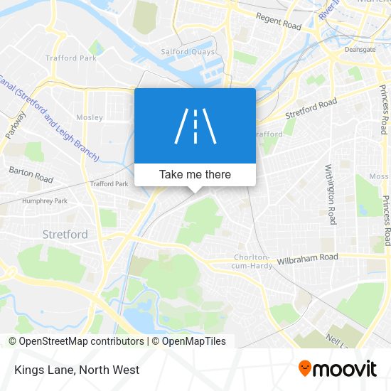 Kings Lane map