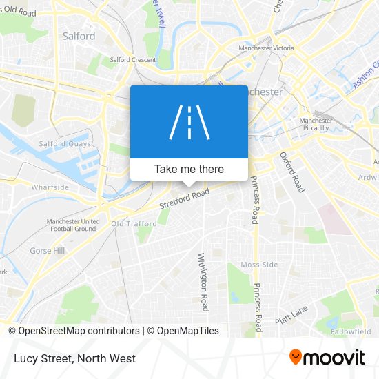 Lucy Street map
