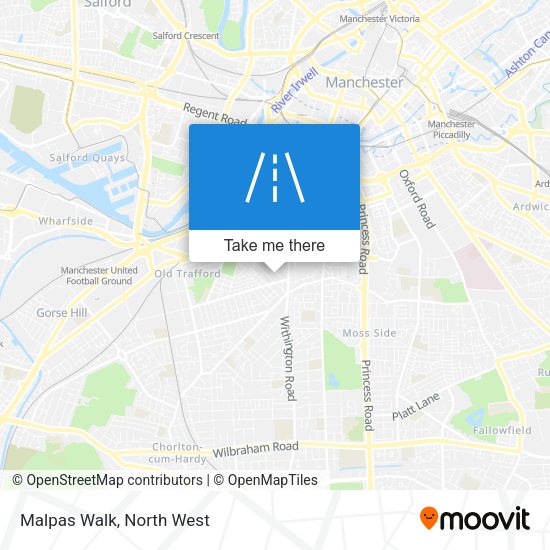 Malpas Walk map